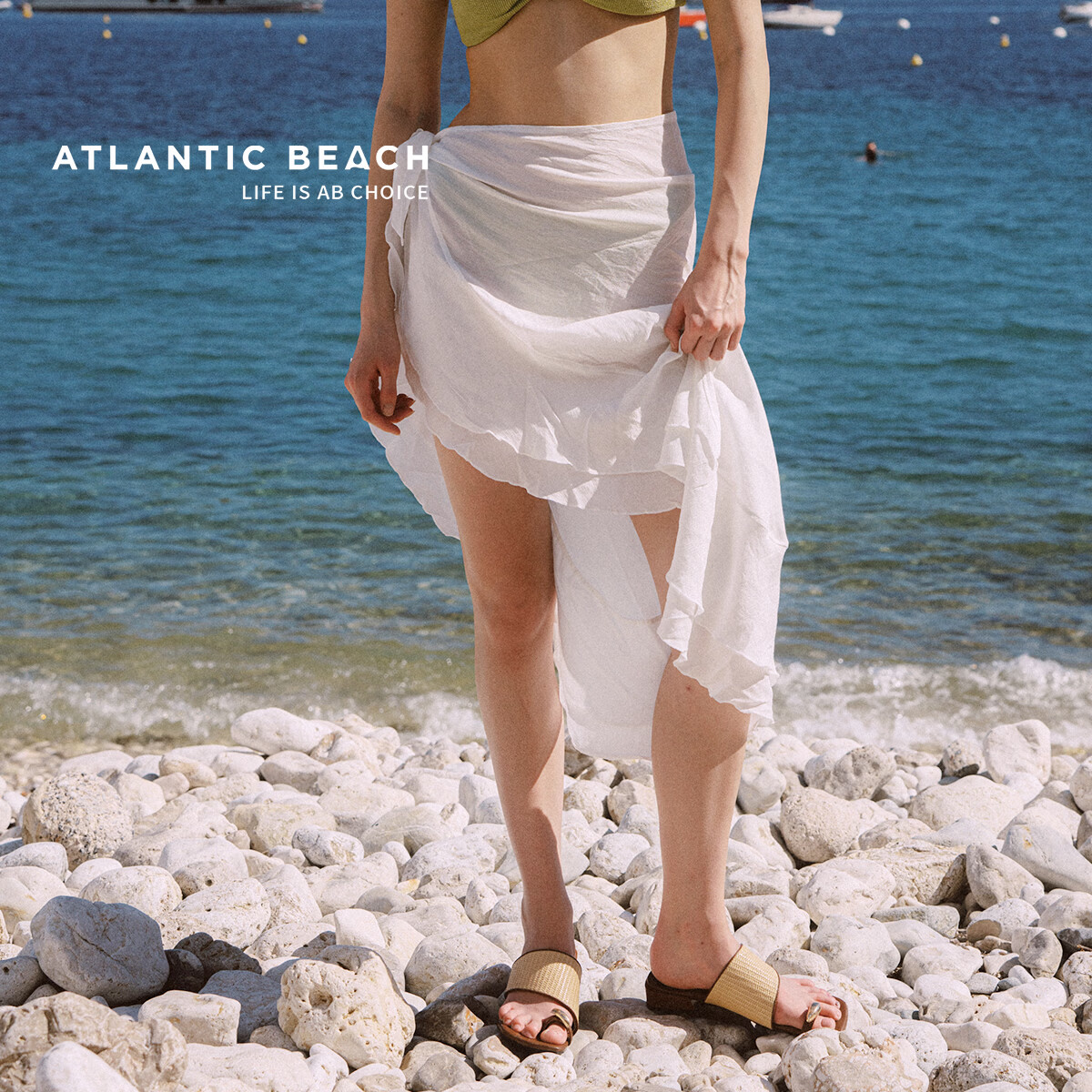 AtlanticBeach 2026 Women's Skirt Swimsuit Mesh Beach Cover-Up Bikini Bottom Skirt for Vacation