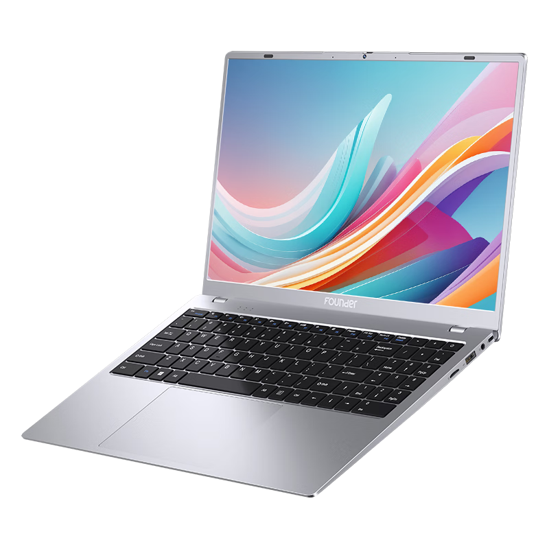 Founder Lightweight Business Laptop 15.6-inch HD Screen 256GB Storage All-Purpose Notebook for Students and Gaming