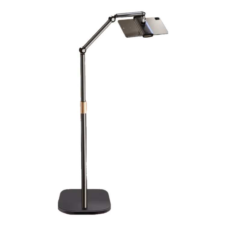 KOVOL Adjustable Floor Tablet Stand Mobile Phone Holder Bedside Lazy Stand iPad Live Streaming Overhead Shooting Multifunctional Telescopic Rotatable Selfie Photo Tool for Online Learning