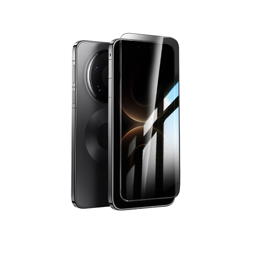 Wally Full Adhesive Anti-Peeping 3D Curved Tempered Glass Screen Protector for Huawei Mate80 Pro Max, Anti-Fingerprint, Drop Resistant, Dust-Free Installation