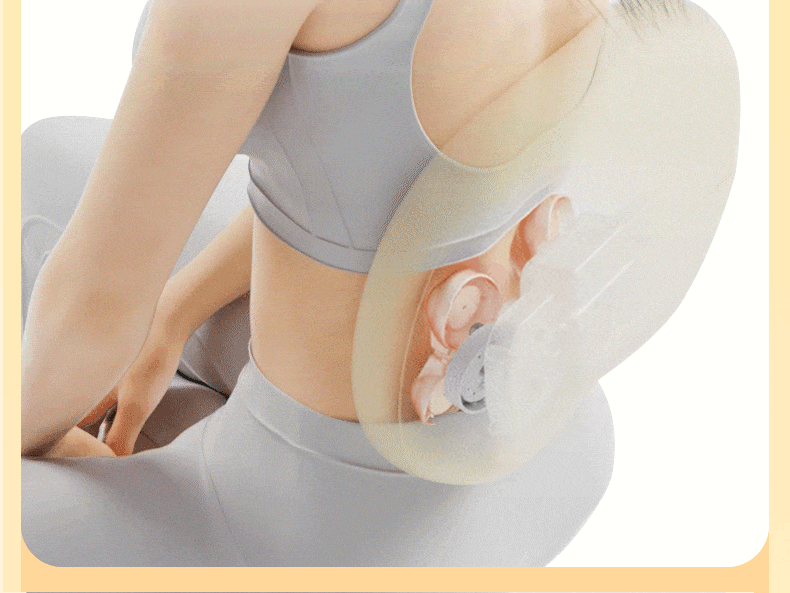 Breo Waist Massager Shoulder Neck Back Cervical Spine Massager Heating Massage Cushion Practical Birthday Gift for Elders Parents Boyfriend Girlfriend 3