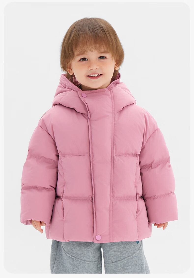Ciciibear Baby Down Jacket Unisex Kids Winter Thickened Extreme Cold Warm Puffer Coat with Three-Proof Technology 12