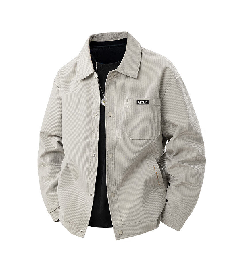 FAIRWHALE Men's Jacket Workwear Coat Autumn Winter 2025 New Popular Spring Autumn Men's Top M Black 6