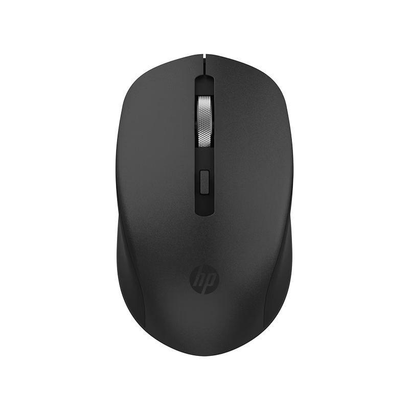 HP S1000C Upgraded Version, Wireless 2.4G Quiet Office Mouse, Type-C Charging, USB Interface Wireless Mouse Plug-And Black
