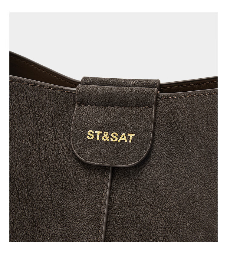 St&Sat Women's Casual Large-Capacity Commuter Shoulder Crossbody Bag, Underarm Bag, Bucket Bag, 520 Gift 21