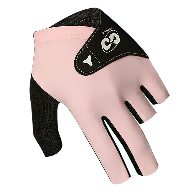 GOLOVEJOY Professional Billiard Glove Three-Finger Left Hand Ice Silk Breathable Pool Cue Glove Dreamy Pink (Single Left Hand) M