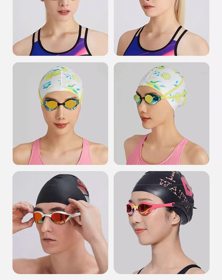 Arena Cobra Racing Swim Goggles Imported Anti-Fog Waterproof HD Coated Professional Training Swimming Federation Certified 2