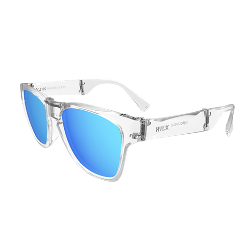 HILX Unfold Sports Sunglasses Foldable Sunglasses for Men And Women, Protective Eyewear, Running Cycling Driving Fishing Polarized Lenses