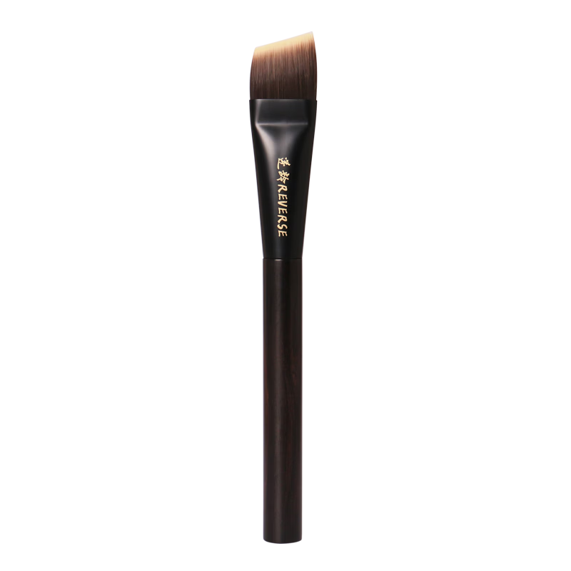 REVERSE Sandalwood T53 Blade Foundation Brush Flat Head Streak-Free Powder Makeup Brush