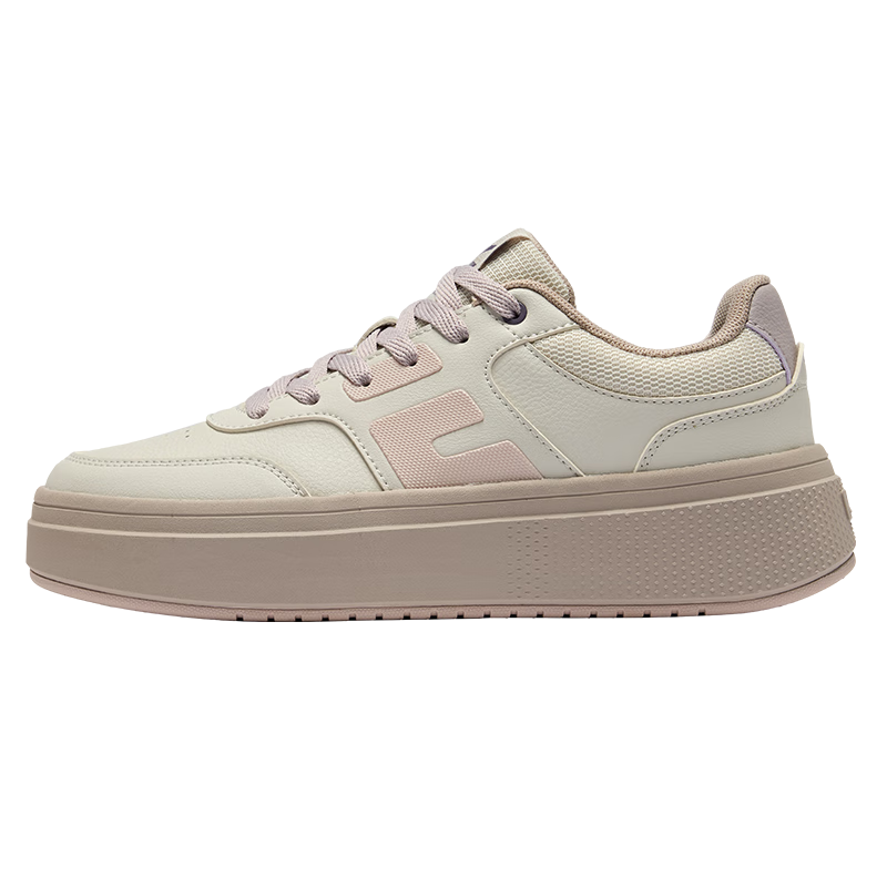 ERKE Women's Sneakers 2026 New Thick-Soled White Casual Lightweight Height-Increasing Sports Shoes Breeze