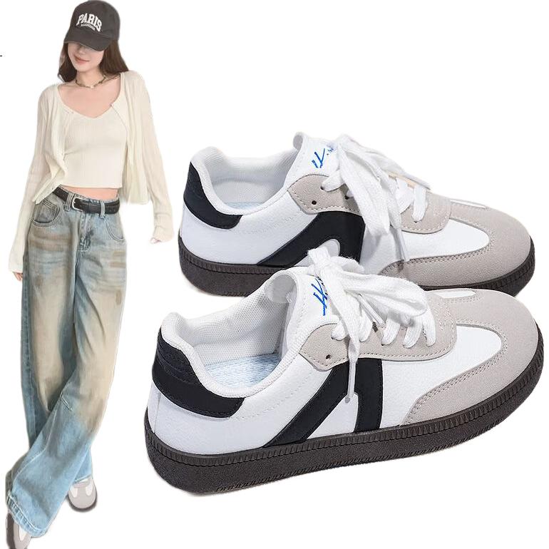 Global Blue Vintage German Trainer Women 2026 New Spring Summer Versatile High-Value Commuter Shoes