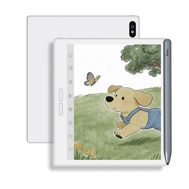 BIGME B7 Pro 7-inch Color E-Ink Smart Office Notebook E-Reader AI Reader E-Book Tablet with Stylus and Original Protective Case White