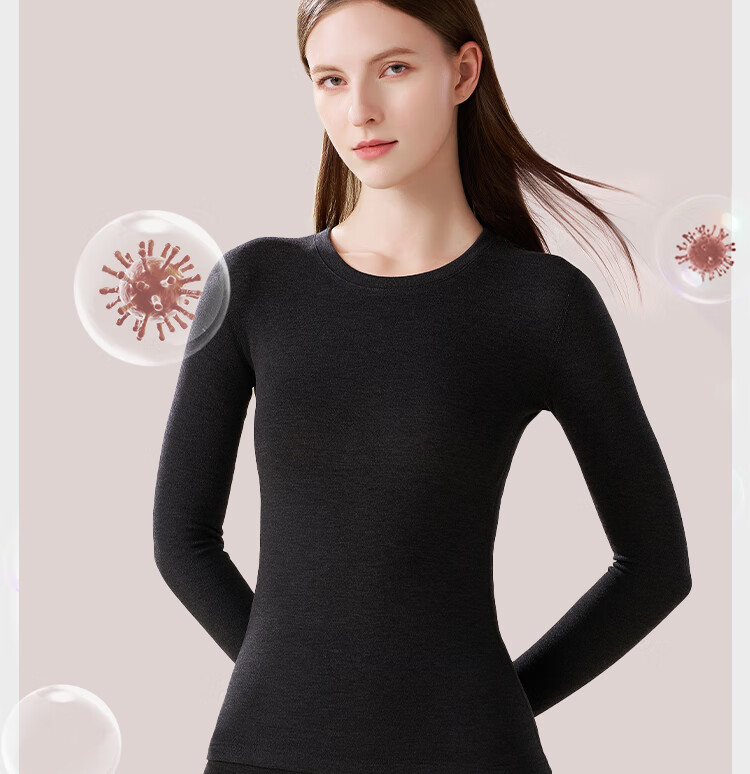 Tingmei | Bargain Cashmere Silk Set Thermal Thickened Warm Women's Autumn Winter Fleece Lined Underwear Pajamas 9