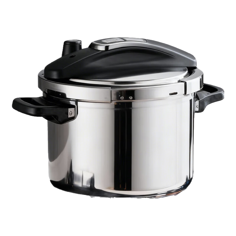 ASD 7.6L Pressure Cooker Single-Handed Opening 100KPa High Pressure Stainless Steel YS22B5WJ2 Compatible with Induction Cooker