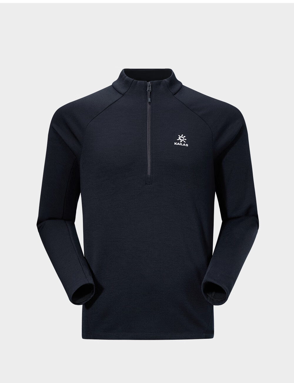 KAILAS XM4 Merino Wool Fleece Half-Zip Thermal Base Layer Anti-Static Stand Collar Sweatshirt Autumn Winter 15