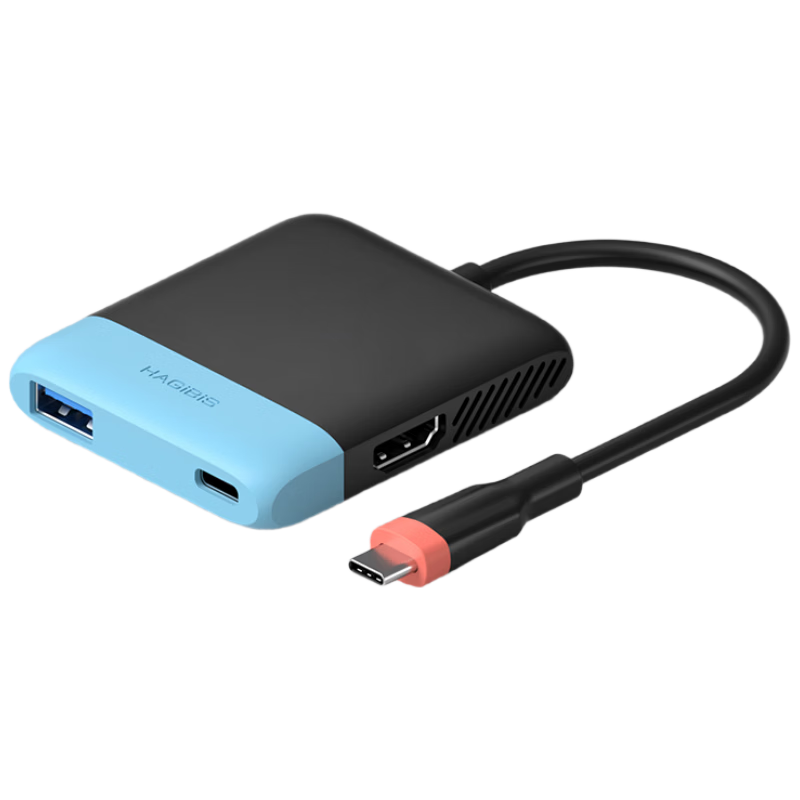 Hagibis Switch 2 Video Capture Card NS Portable Dock USB 3.0 Live Streaming Capture Device Handheld Console Connector for iPad Tablet Laptop TV Screen Mirroring 4K Expansion