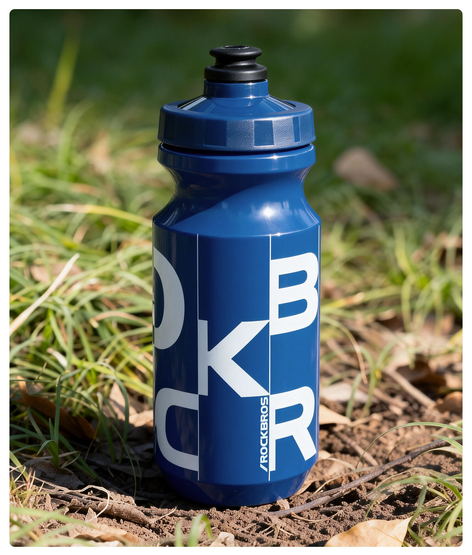 ROCKBROS Bicycle Cycling Water Bottle Unisex Mountain Road Bike Squeeze Outdoor Sports Water Cup Blue 19