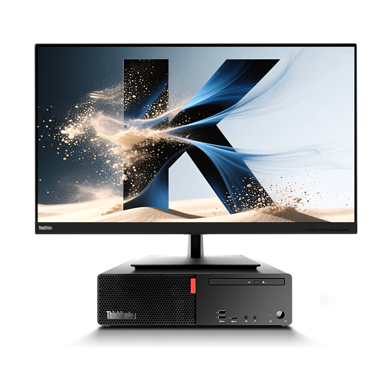 Lenovo ThinkCentre K70 Business Office High-Performance Desktop Computer (Core Ultra5 225, 16GB DDR5, 1TB, Office) 23.8-inch Complete Set