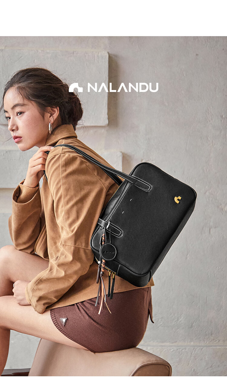 Nalandu [Xiang Hanzhi Same Style] Bowling Sugar Cube Handbag Women's New Tote Birthday 38 Goddess Festival Gift 8