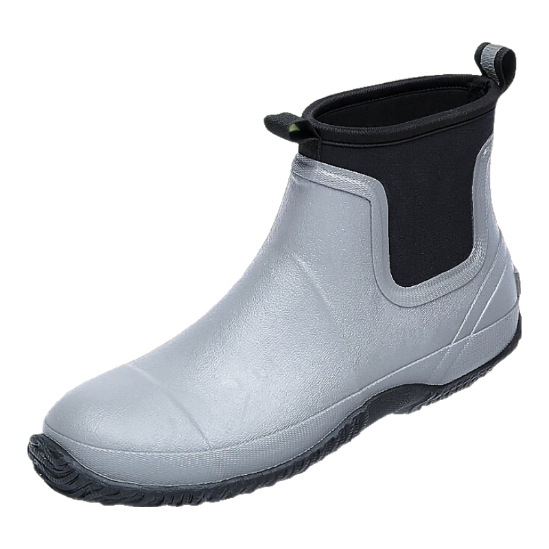 Jolly Walk Rubber Non-Slip Rain Boots for Men, Waterproof Shoes JW911, Gray, Size 41