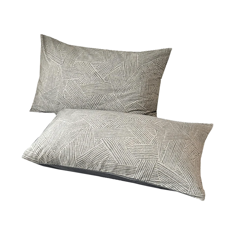 Grace Pillowcase Class A 100% Cotton 7A Antibacterial Fabric Sweat-Absorbent Pillow Cover Linshan Pair 48*74cm