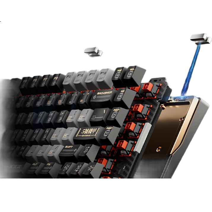 Игровая механическая клавиатура VGN Lightning Magnetic Axis Keyboard 75 E-Sports Customized Gasket Aluminum Hot-Swappable