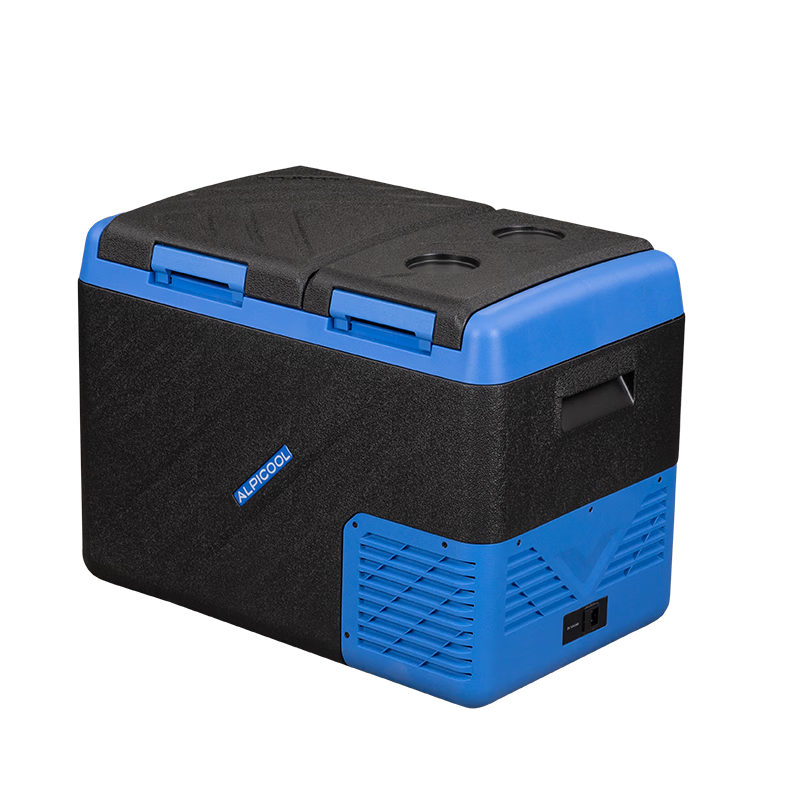 Alpicool Car Refrigerator, Compressor Cooling KIS45, Dual Temperature Control, Freezing And Refrigeration, Double Doors, 12V/24V/220V, for Trucks