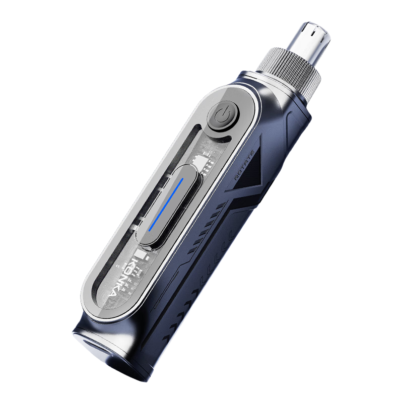 KONKA Electric Rechargeable Nose Hair Trimmer - Safe Nasal Groomer with Long Battery Life, Men's Birthday Gift