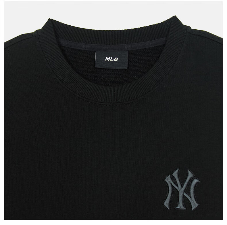 MLB Unisex Back Logo Large Print Crewneck Pullover Sweatshirt 25 Autumn New 3AMTM0654-50BKS-S 11