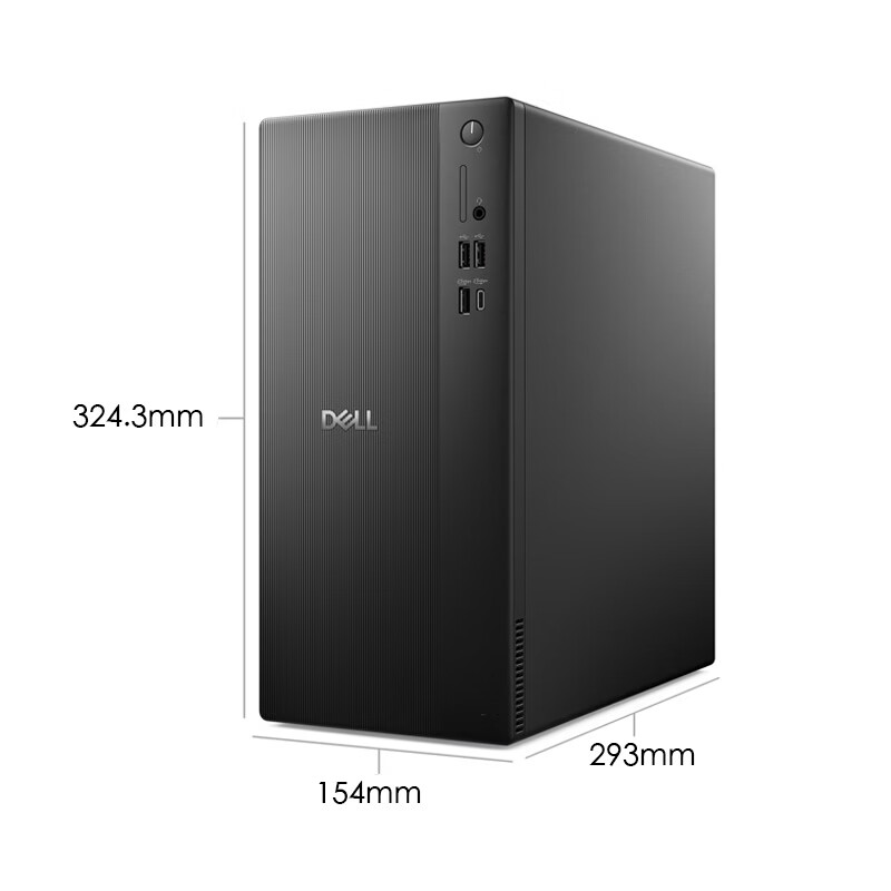 DELL Original Pro QVT1260 ECT1250 Upgraded 25th Generation Commercial Video Editing Rendering Desktop PC Case i3-14100/8GB/512GB/Serial Port