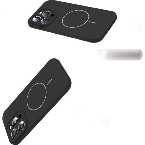 Чехол NEYAA для iPhone 16 Pro Max, ультратонкий, MagSafe, силиконовый, противоударный, с простым дизайном, титановый оригинальный цвет