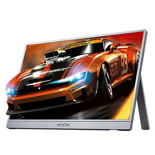 ARZOPA 16.1-inch 144Hz High Color Gamut Portable Monitor Laptop Phone Gaming Console Secondary Screen Space Gray