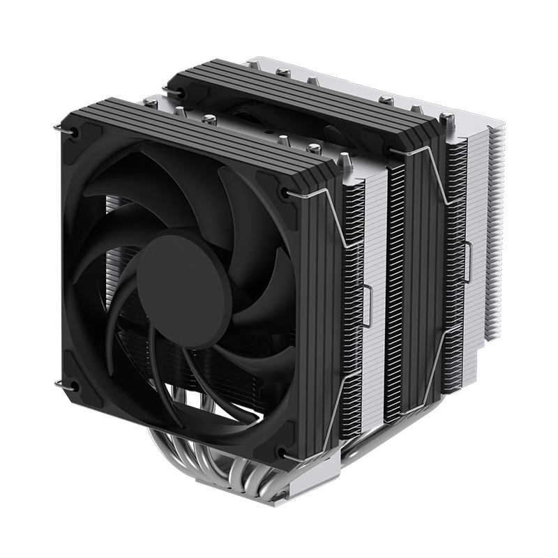 ProArtist B6 V3 Dual-Tower CPU Air Cooler with 6 Heat Pipes, Non-Luminous Silent Fans, Temperature Control And Speed Adjustment, Computer Cooling System Compatible with LGA1700/AMD5