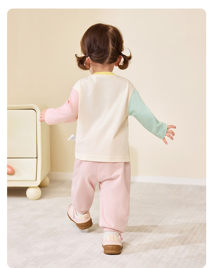 BALABALA 【balaOne】 Kids Long Sleeve T-Shirt Boys and Girls 2026 Spring Autumn Cotton Cute 10