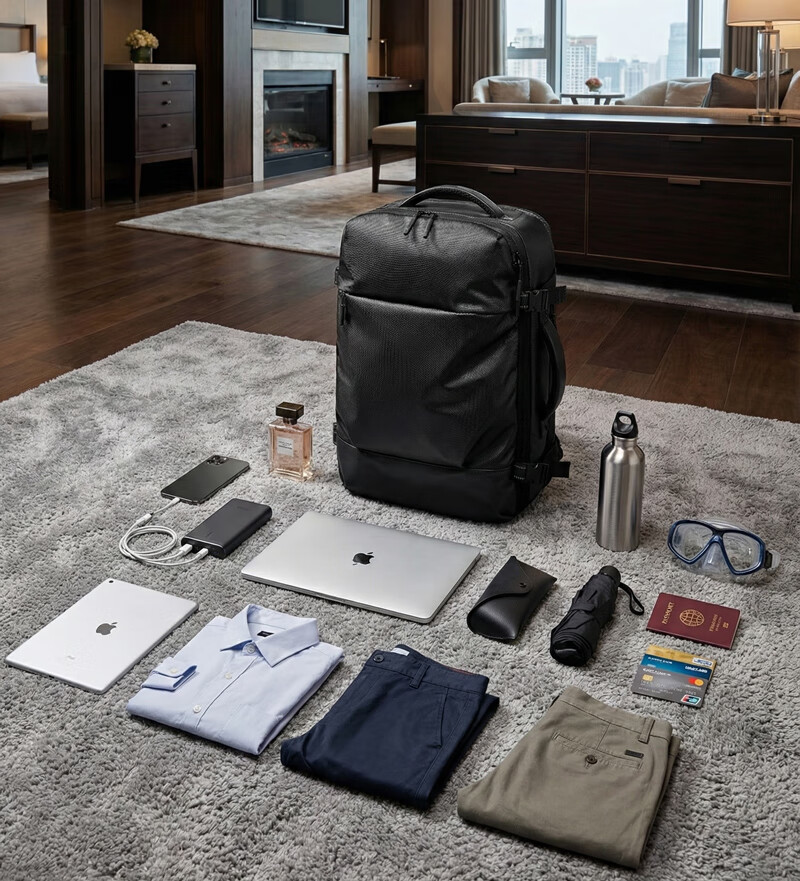JD Jingzao Black Warrior AVANT PRO Multifunctional Sports Backpack TPU Travel Large Capacity Business Laptop Bag 2