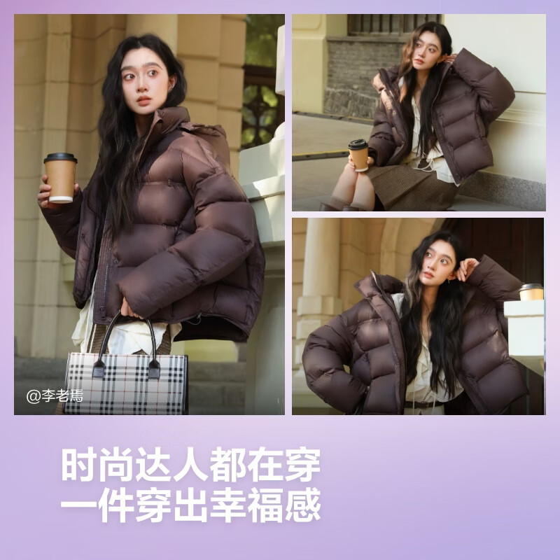 BOSIDENG Women's 25th Anniversary Winter Puffer Thickened Hooded Down Jacket B250243102 Hot Sale Mall Edition