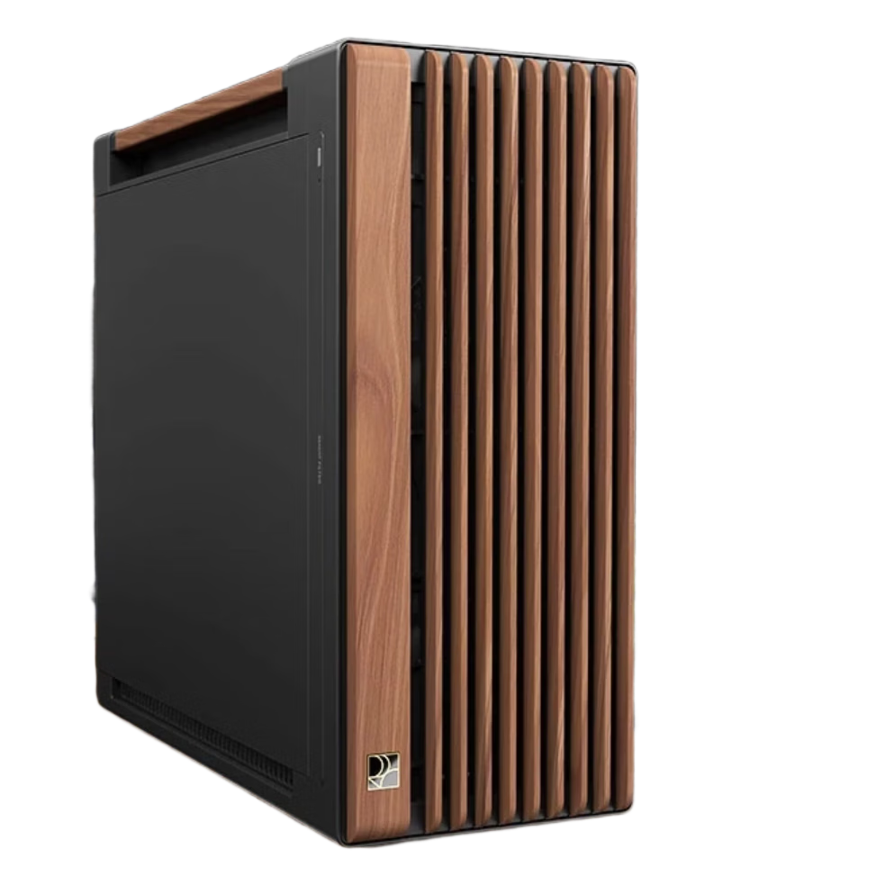 ASUS Dream 60 PA602 Walnut Wood Art Iron Rhythm Edition Case with Infrared Dust Detection, Tool-Free Assembly, Power Button Lock, PWM One-Key Setting