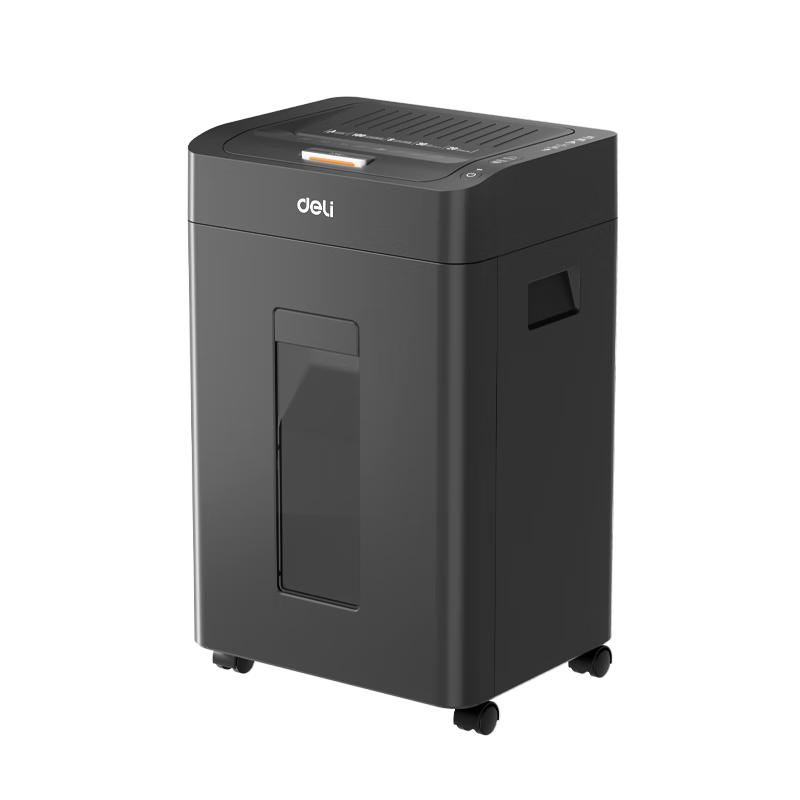Deli Automatic Paper Shredder, 100 Sheets, 30 Minutes Continuous Shredding, 4-Level Confidentiality, Large Powerful Office-Specific Document Shredder, 20L Paper Bin Style GA881