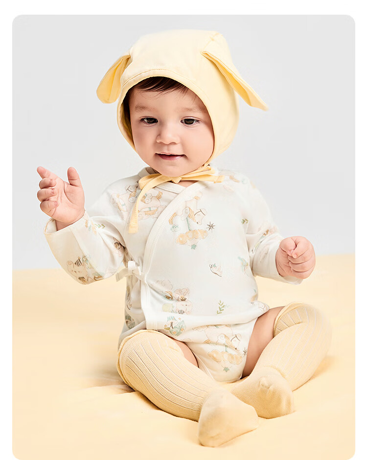 BALABALA 【balaOne】 Baby Two-Piece Red Triangle Romper New Year Spring Outfit 12