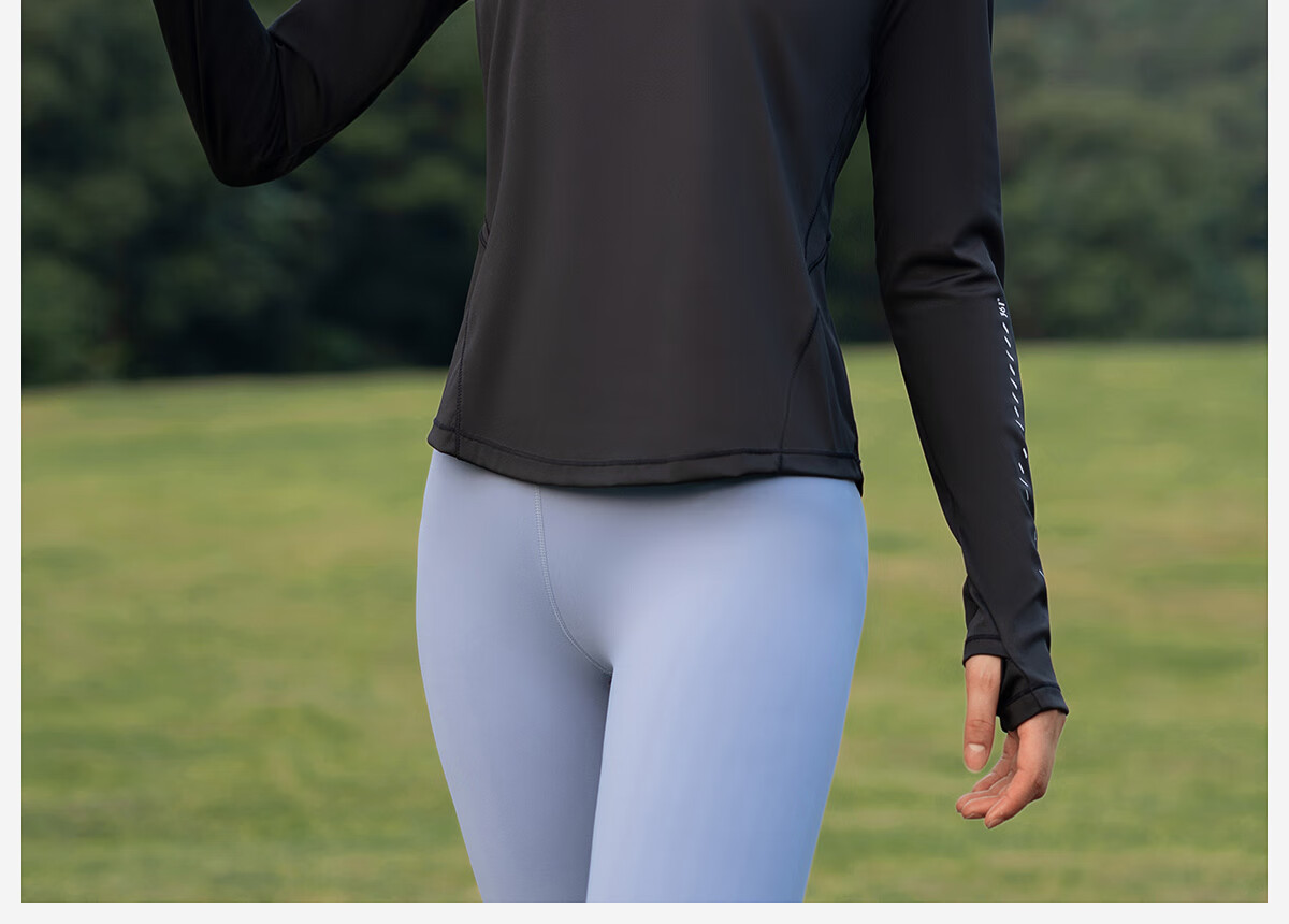 361° Women's Sports Long Sleeve Yoga T-Shirt Autumn Quick-Dry Loose Running Fitness Top 8