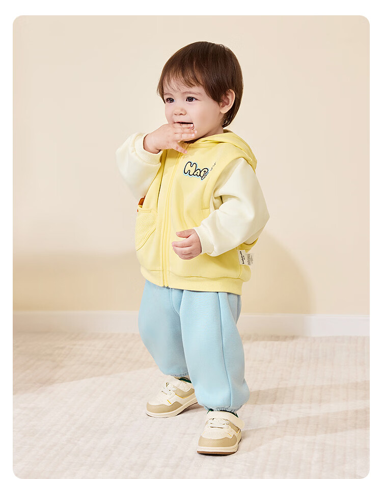 Balabala [balaOne] Kids Clothing Children's Set Boys and Girls 2026 Spring 2-Piece Faux Two-Piece Set 11