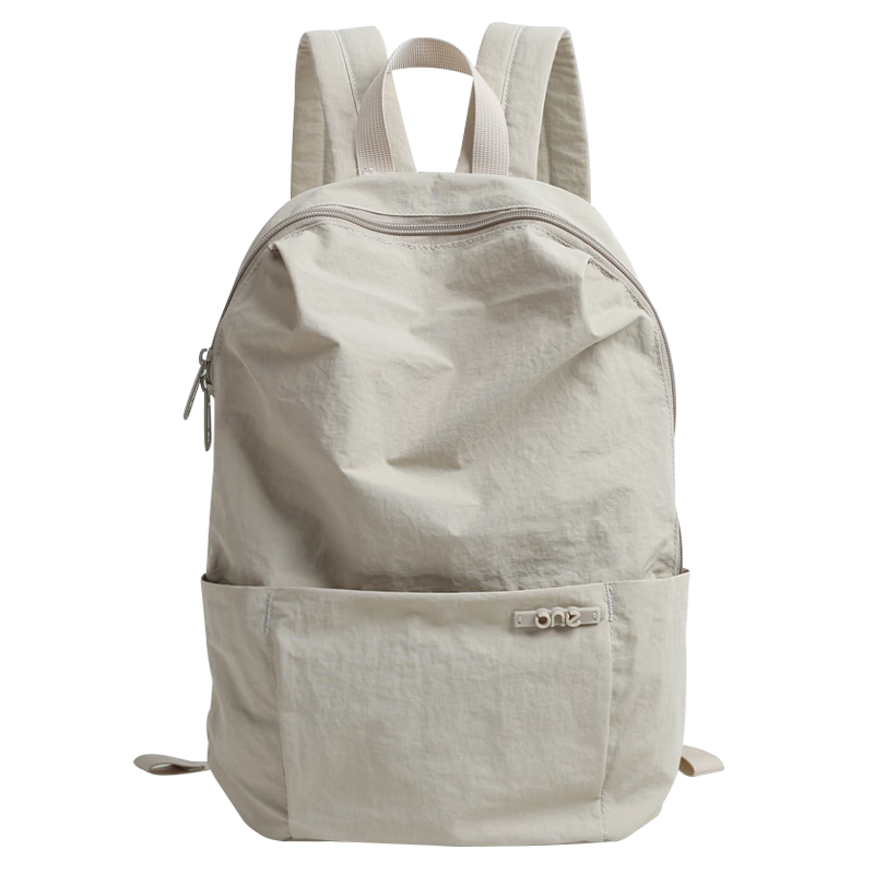COW Women's Backpack Large Capacity Student School Bag Lightweight Casual Commuter Bag Khaki
