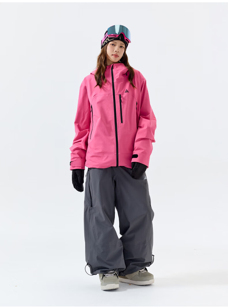 Nan En [Ice Dome] 25 New Professional Waterproof Warm 3L Ski Jacket P Cotton RECCO Ski Coat Sea Pine Yellow XS 26