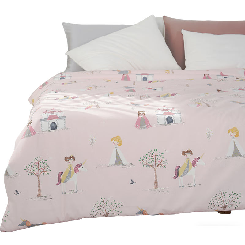 Ciyun Children's Silk Quilt 100% Mulberry Silk A-Class Cotton Quilt Net Weight 2 Jin 150*210cm Castle Princess