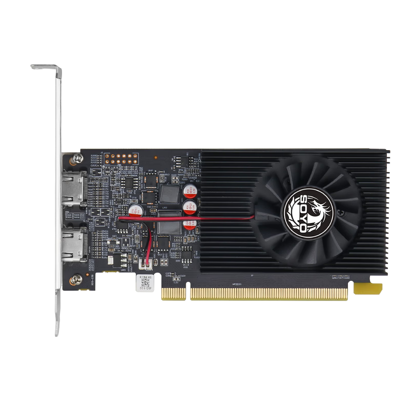 Meijie R7 350 Fire Dragon 4GB Office Entertainment Dedicated Black Graphics Card 2HDMI Multi-Display