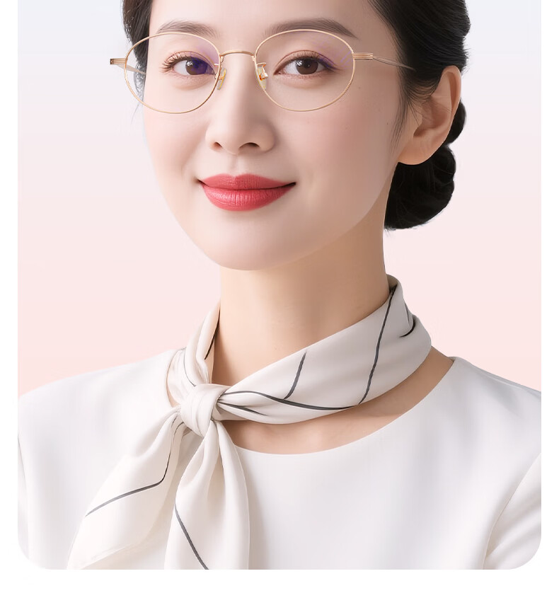 SUYAN Premium Pure Titanium Reading Glasses for Women, Japanese Imported High-Definition Blue Light Blocking Anti-Aging Presbyopia Glasses 3
