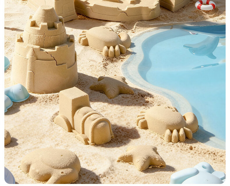 Melo Childhood Starry Sky Sand Dessert Party Space Sand Toy Non-Toxic Non-Sticky for Kids 3-6 Years Birthday Children's Day Gift 16