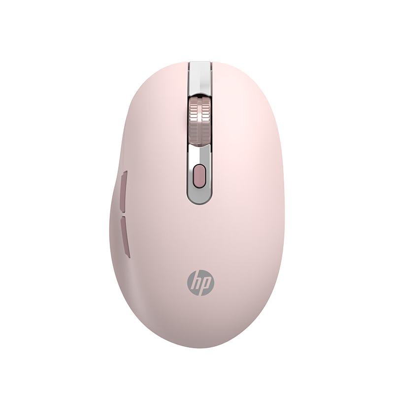 HP Designer1 Super Capacitor Mouse Ergonomic Small to Medium Hand Wireless Bluetooth Dual Mode Office Mouse Pink