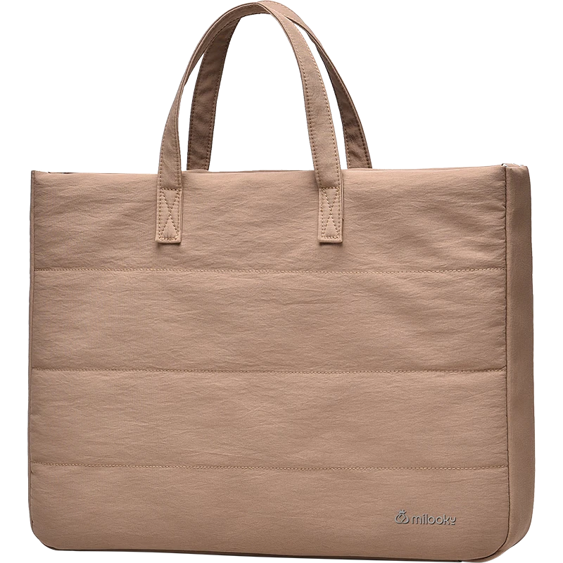 Milooky Single Shoulder Laptop Bag Handbag for Women High Appearance Suitable for Huawei Apple 13/14 Inch Laptop Bag