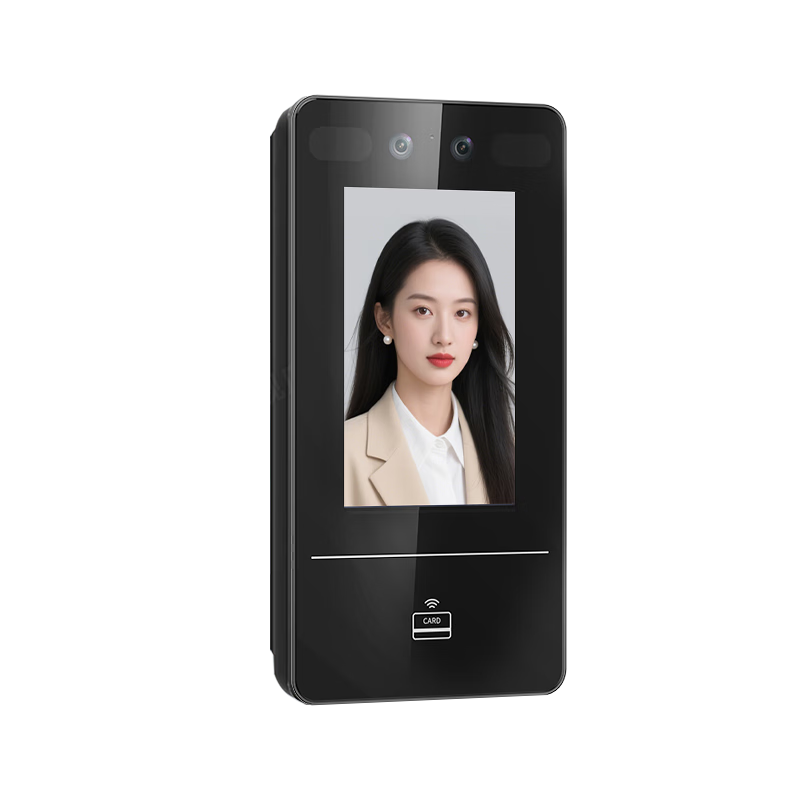Haoshitong Facial Recognition Access Control All-in-One Attendance Clocking Machine with Card, Password, Enterprise WiFi, 4.3-inch Screen, Supports Electromagnetic Lock
